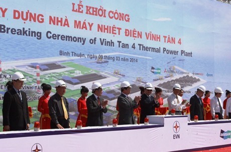 Вице-премьер СРВ Хоанг Чунг Хай запустил проект строительства ТЭС «Виньтан-4» - ảnh 1